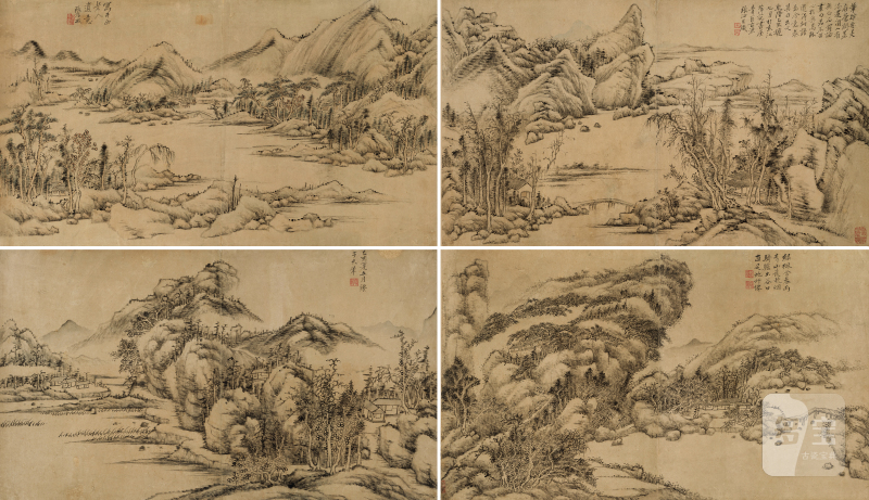 张 洽（1718-?） 山水四段卷 - 图2